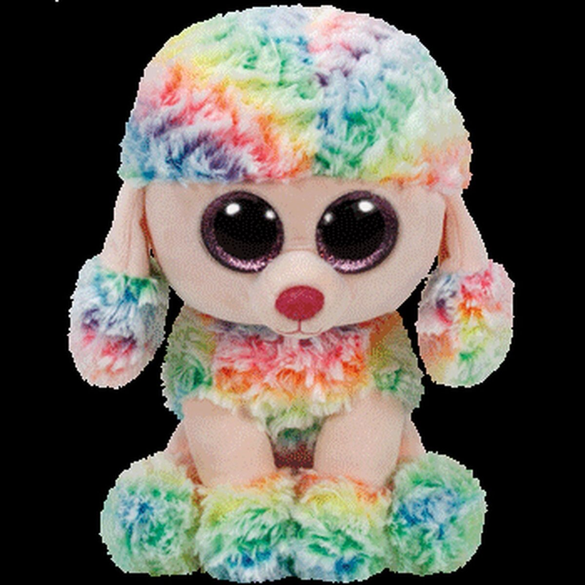 Pliš BBoos RAINBOW - multicolor pudlica XL picture