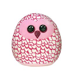 Squishy PINKY, 22 cm - roza sova