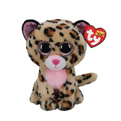Pliš BBoos LIVVIE - smeđi/roza leopard, med