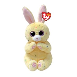 Pliš Bellies CREAM - žuti zec, 15 cm